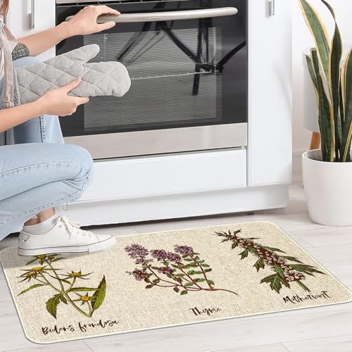 Kitchen Rugs and Mats,Washable Non-Slip Floor Mats Door Mat