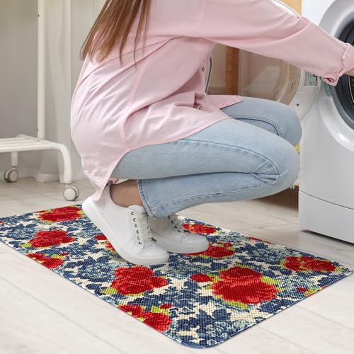Kitchen Rugs and Mats,Washable Non-Slip Floor Mats Door Mat