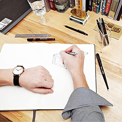 rOtring 800 Retractable Mechanical Pencil, 0.5mm, Silver Metal Barrel - For Drafting, Engineering, Architecture Professionals