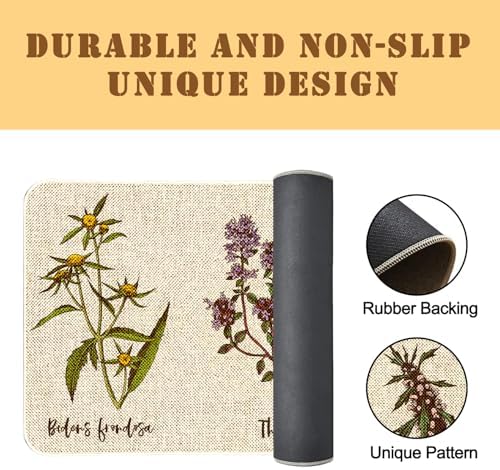 Kitchen Rugs and Mats Set of 2,Floor Mats for Home Kitchen Decor Mat