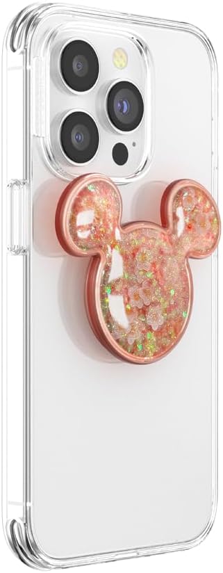 PopSockets Adhesive Phone Grip, Holder- Daisy Charm | Secure Comfortable Hold, Anti-Drop, Kickstand, Disney, Mickey Mouse, Minnie, Tidepool, Liquid, Glitter