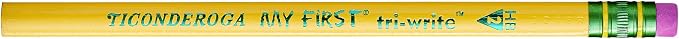 Ticonderoga My First Tri-Write Wood-Cased Pencils (36 Count) Golf Wood-Cased Pencils (72 Count)