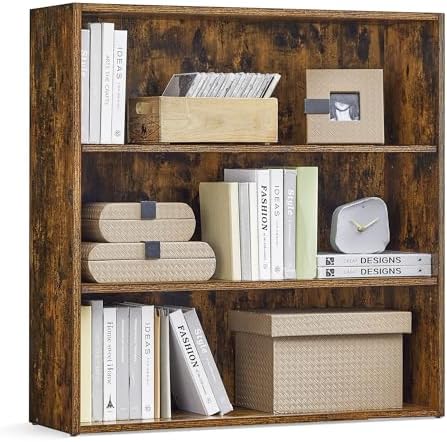 VASAGLE 3-Tier Bookshelf, Storage Organizer, 31.5 x 9.5 x 32 Inches