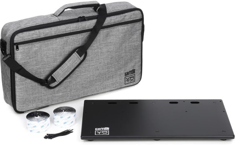 Vertex by Gator Tour Compact Series 23" x 13" Pedalboard w/Padded Gig Bag, (GV-TC2313-GB)