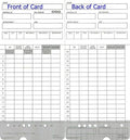 Compumatic Time Cards for uPunch HN2000/HN4000 Calculating Clocks (Qty 300)
