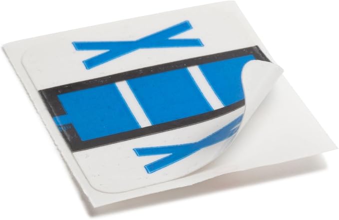 Smead BCCR Bar-Style Color-Coded Alphabetic Label, X, Label Roll, Blue, 500 Labels per Roll, (67094)