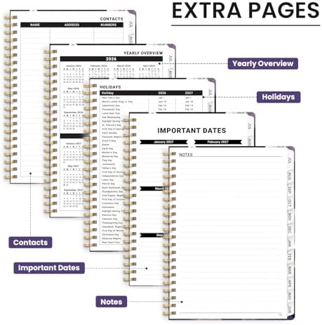 ZOTIA Planner 2026-2027 Jul 2026-Jun 2027 Academic Monthly & Weekly Planner
