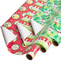 Papyrus Christmas Wrapping Paper Rolls for Kids, Forest Friends, Festive Friends, Koalas (3 Rolls, 90 sq. ft.)