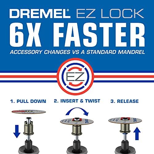 Dremel 160-Piece Rotary Tool Accessory Kit w/EZ Lock Technology (710-08)
