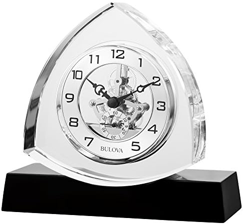 Bulova Trident Clock Clocks B1706 Trident, Clear