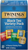 Twinings Black Tea Variety Sampler Pack, Tea Bags, 20 CT Box (1 Pack)