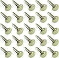 Clipco Paper Fasteners Small 1/2-Inch Brass Plated (100-Pack)