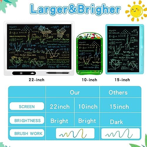 22 Inch LCD Writing Tablet for Kids & Adults, Large Drawing Board