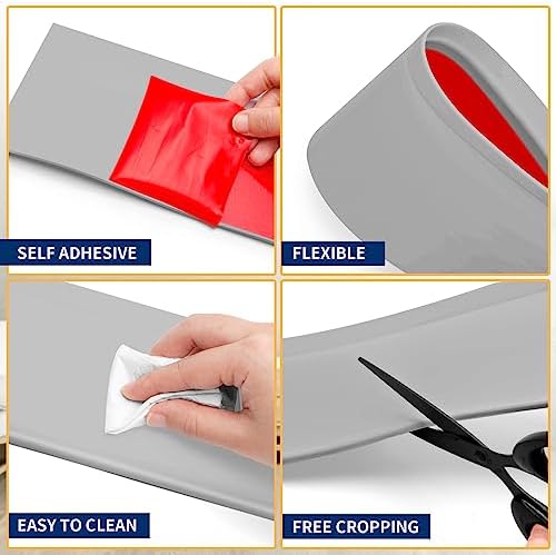 Vinyl Baseboard Molding Trim 4 Inch Peel and Stick Cove Base