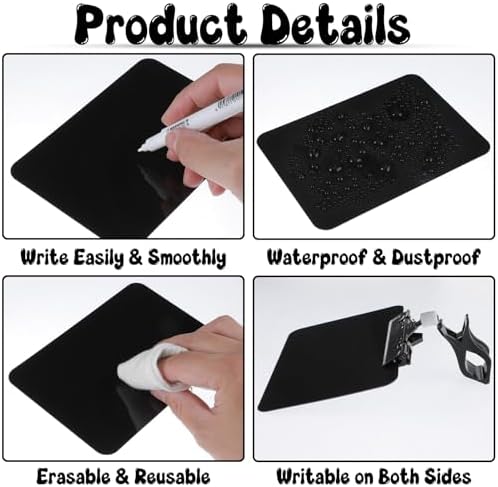30Pack Mini Chalkboard Signs with Rotatable Clip, Double Head Sale Signs for Retail Store Plastic Merchandise Sign Display Clip Holder for Food, Store Signs Displays
