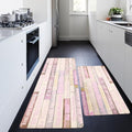 Inspirational Positive Quotes Kitchen Mats for Floor Pink Anti Fatigue Mats for Kitchen Floor Cushioned Waterproof Pink Kitchen Decor Set