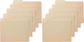 Amazon Basics Sturdy File Folders with Reinforced Tabs for Filing and Organization, 1/3-Cut Tab, Assorted Positions, Letter Size, 8.5x11 inches, Manila, 200-Pack