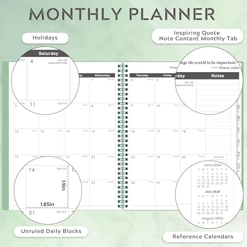 2026-2031 Monthly Planner/Monthly Calendar - 5 Year monthly Planner