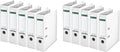 Leitz quality plastic folder, 180°, A4 breit | 10er Pack, White, 1