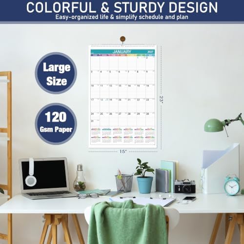2027 Wall Calendar - Large Wall Calendar 2027, Jan. 2027 - Dec. 2027