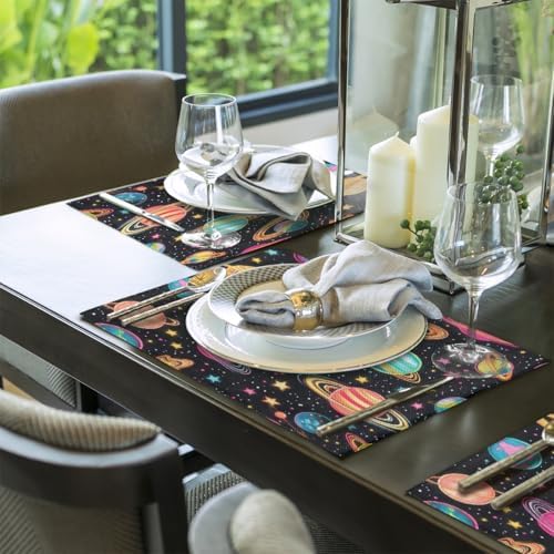 Placemats 12x18 Inch Washable Linen Place Mats Cloth Tables Mats