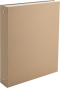 3 Ring Binder, A4 Fabric Cover Round Ring Durable Binder for 3-Hole Letter Size Paper, Decorative Organizer Holds 200 Sheets Letter Size 8.5'' x 11'' Paper, for Office Home
