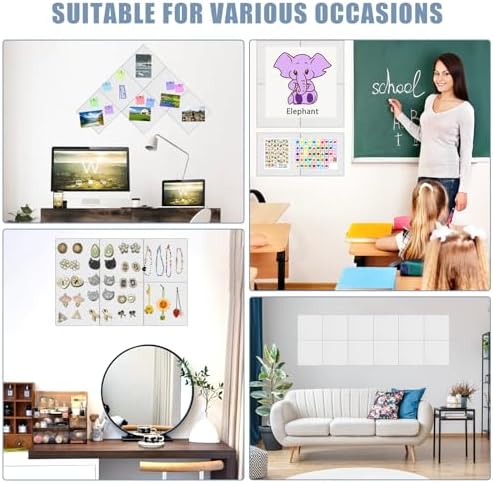 48" x 36" Large Felt Bulletin Board & Cork Board Alternative, Warm White