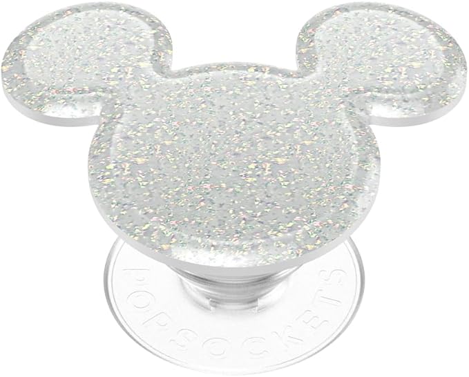 PopSockets Adhesive Phone Grip, Holder- Mickey White | Secure Comfortable Hold, Anti-Drop, Kickstand, Disney, Mickey Mouse, Minnie, Girly, Women
