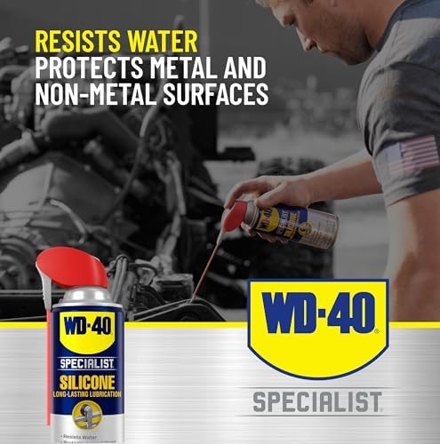 WD-40 Specialist Silicone Lubricant with SMART STRAW SPRAYS 2 WAYS 11 OZ [6-Pack]