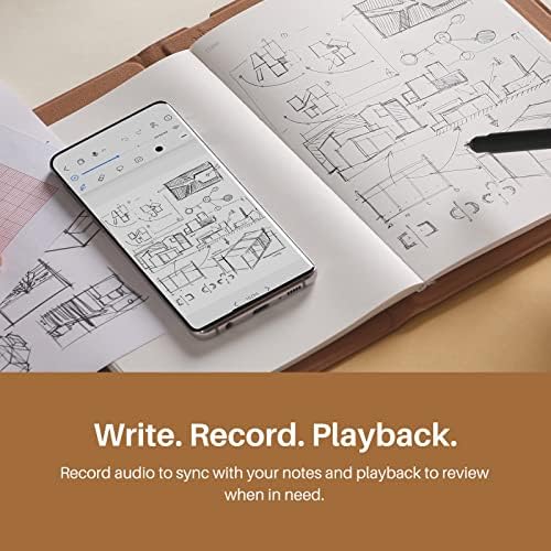 HUION Note Digital Notebook with Real-Time & Offline Sync, Battery-Free Pen