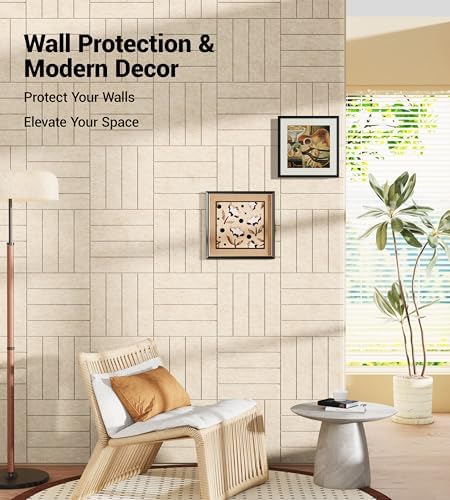 28" x 18" Felt Bulletin Board Tiles 1/2" Thick, Beige