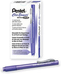 Pentel ZE22V, Clic Eraser Grip, Retractable Eraser, Violet Barrel, Box of 12