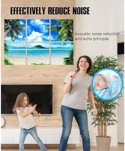 YPY Acoustic Panels Soundproof Wall Panels: Sound Absorbing Wall Art