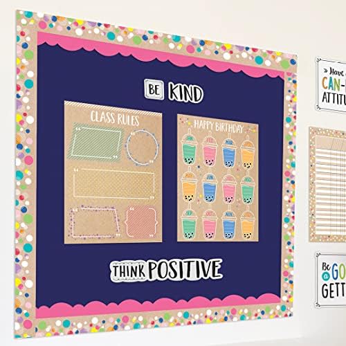 CTP Krafty Pop Classroom Essentials 4-Chart Pack (Creative Teaching Press 10898)