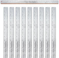 WA Portman Metal Ruler 24'', 10pc Corkback Stainless Steel, Metric Ruler