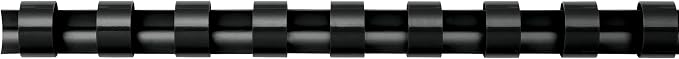 Fellowes 5006801-99 Binding Machine Pulsar+ Comb Binding (5006801) & 52367 Plastic Comb Bindings, 3/4" Diameter, 150 Sheet Capacity, Black (Pack of 100 Combs)