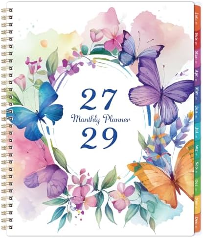 2027-2029 Monthly/Calendar Planner - 3 Year Monthly Planner 2027-2029