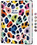 Planner 2026-2027, Jul 2026-Jun 2027 Academic Monthly & Weekly Planner | 6.3" x 8.5" Hardcover Calendar Planner for Women, Spiral Organizer with tabs, School Office Home Supplies, Playful Spots