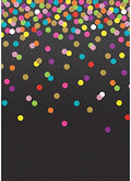 Teacher Created Resources Better Than Paper® Bulletin Board Roll, 4' x 12', Colorful Confetti on Black, Pack of 4