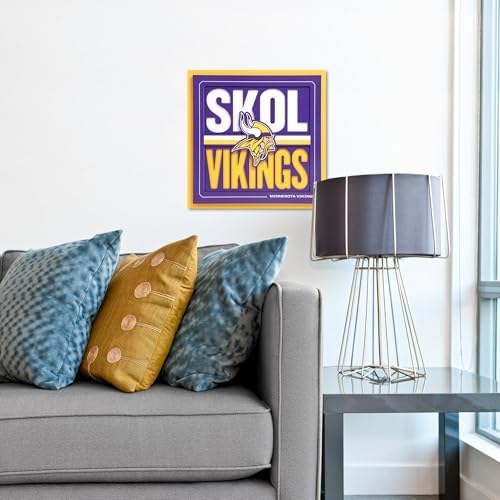 YouTheFan NFL Minnesota Vikings Slogan Series 3D Wall Art