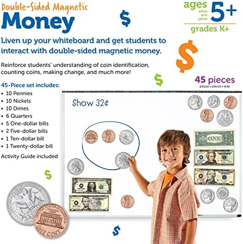 Learning Resources Double-Sided Magnetic Money