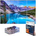 BUBOS 8 Pcs Art Acoustic Wall Panel,47.2”x31.4”Self Adhesive for Home Decor