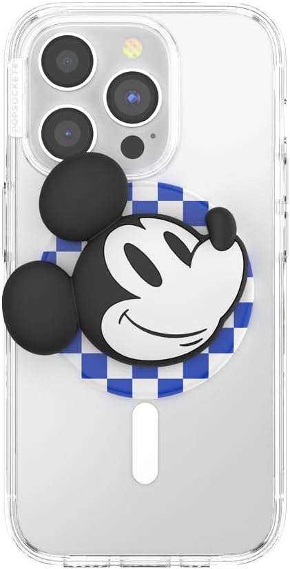 PopSockets Phone Grip for MagSafe, Magnetic Holder- Classic Mickey | Removable, For Kindle / Android / iPhone, With Magnet, Disney, Mickey Mouse, Minnie, Fun, Cool, Unique