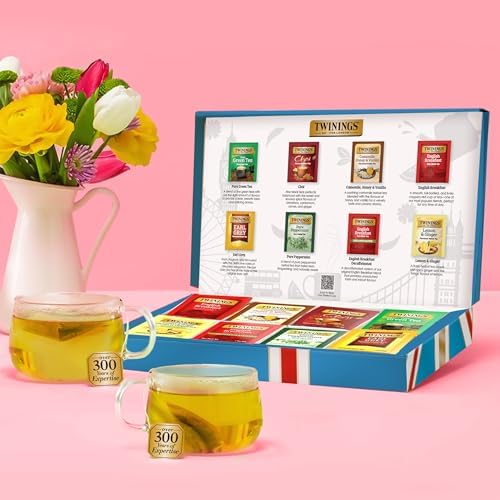 Twinings Classic Tea Collection Gift Box, 48 Tea Bags (1 Pack)