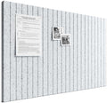 Bumusty 36"x 24" Large Felt Bulletin Board Tiles,Light Gray