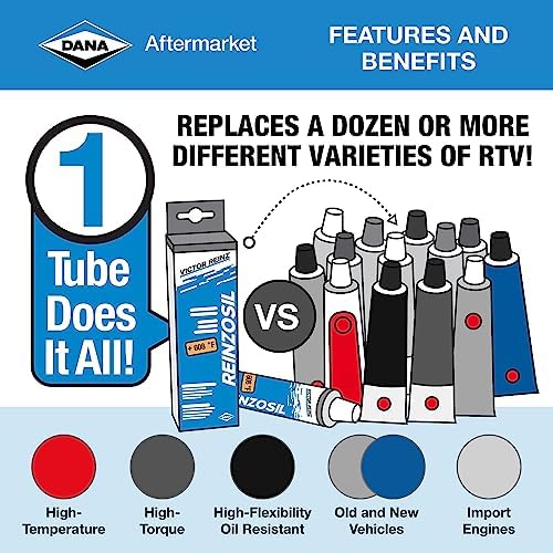 Victor Reinz 70-31414-10 Reinzosil RTV Silicone - 70 ml Tube (Pack of 2)