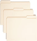Smead File Folder, Reinforced 1/3-Cut Tab, 1-1/2" Expansion, Letter Size, Manila, 50 Per Box (10405)