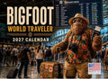 Bigfoot World Traveler Calendar 2027 Monthly Wall Calender 12 Month | American Made In The USA