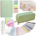 SHINYHARBOR 47Pcs Bible Study Journaling Supplies Kit for Women, Green