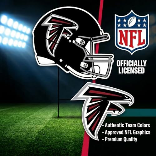 NFL Logo & Helmet 2 Pack Yard Sign Set